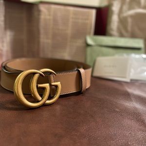 Gucci Marmont leather belt